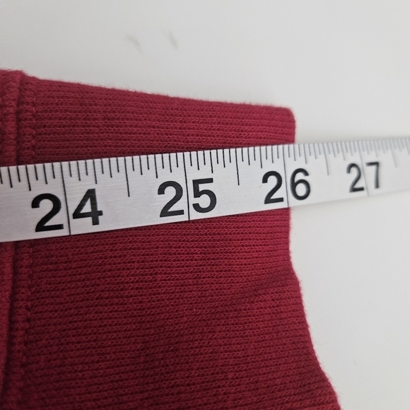 Polo Ralph Lauren Mens Red Estate Rib Quarter Zip Pullover Sweater Sz XL - Picture 12 of 14